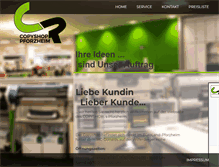 Tablet Screenshot of copyshop-pforzheim.de